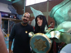 Imagem mostrando o dublador do cavaleiro Shiryu