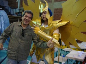 Imagem mostrando o dublador do cavaleiro Ikki