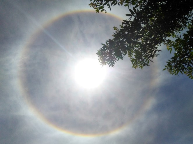 Halo solar em Florianópolis