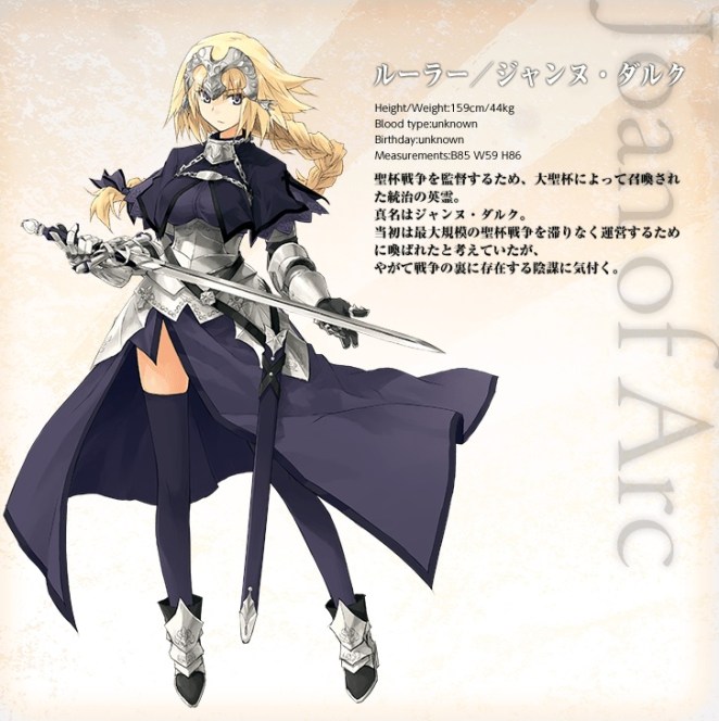 Anime Fate Apocrypha_Ruler (Type-Moon Reprodução)