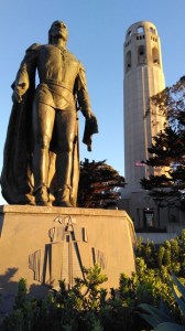 Coit Tower em San Francisco, Califórnia (Natália Cagnani)