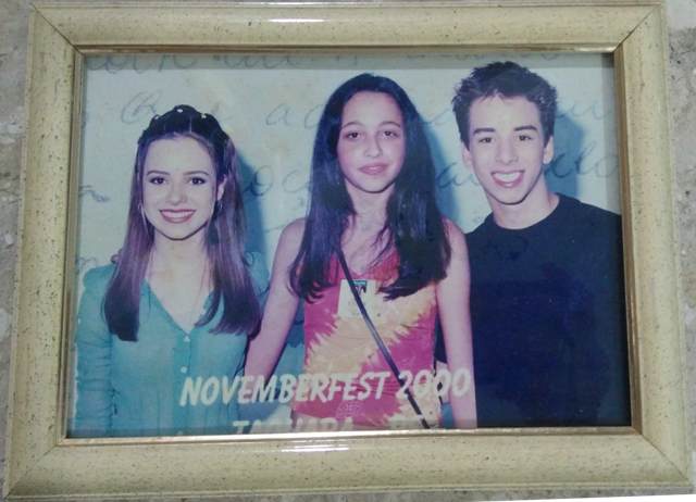 No camarim com Sandy e Junior (Natália Cagnani)