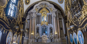 Capela-Mor Convento da Penha em Vila Velha ES (Divulgação)