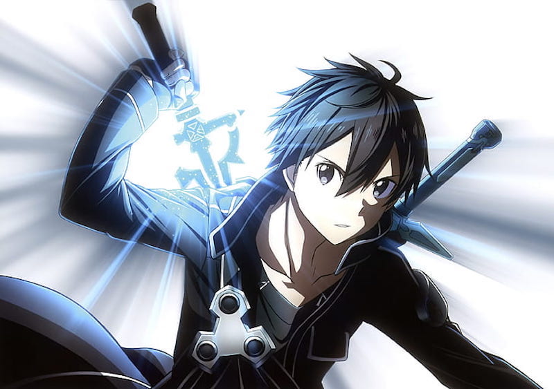 Sword Art Online: Kirito com suas duas espadas