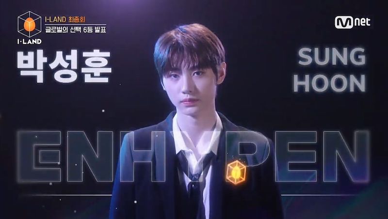 Finalista Sunghoon do boy group ENHYPEN (I-Land)