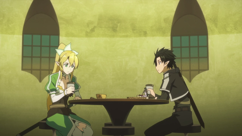 Sword Art Online: Kirito e Leafa em Alfheim Online (ALO)
