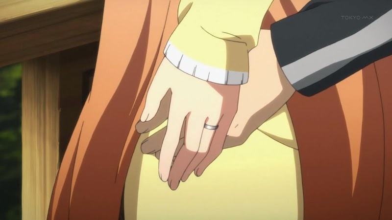 Sword Art Online: Detalhe das alianças de Kirito e Asuna em SAO