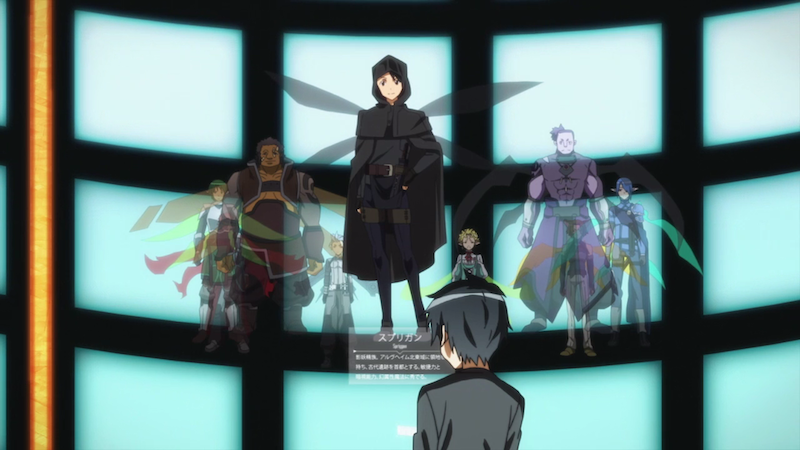 Sword Art Online: Kirito escolhendo personagem