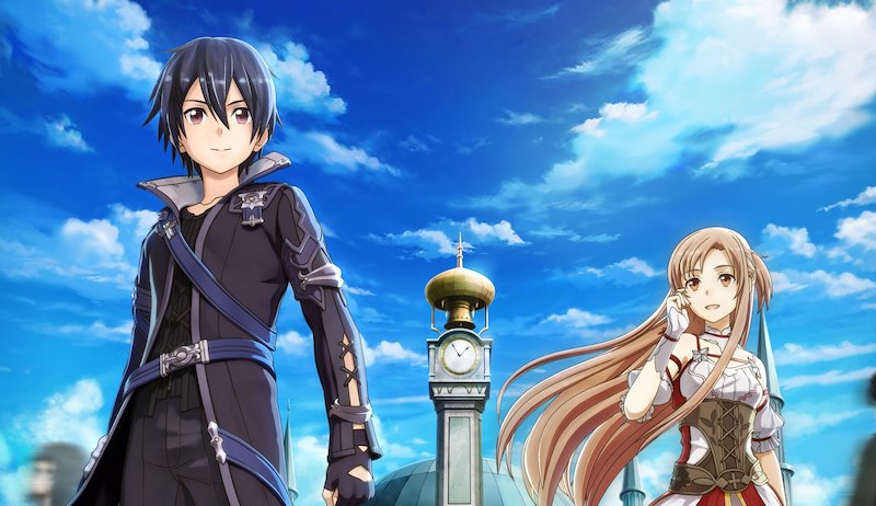 Sword Art Online: Kirito e Asuna, os protagonistas do jogo SAO