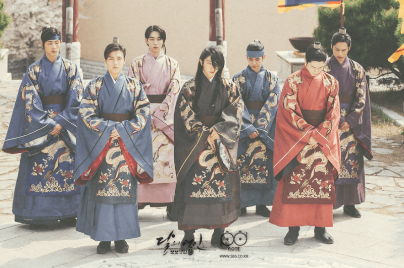 Príncipes da Dinastia Goryeo em Moon Lovers: Scarlet Heart Ryeo