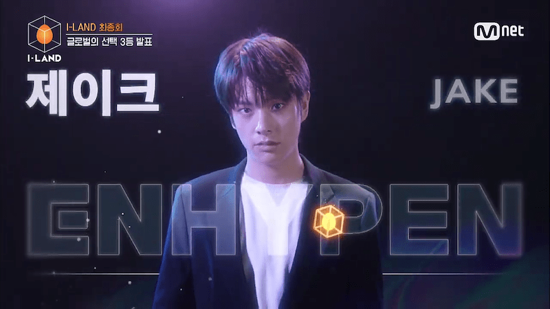 Finalista Jake do boy group ENHYPEN (I-Land)