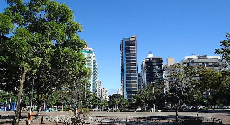 Praias de Vitória ES - Praia do Canto - Praça dos Namorados