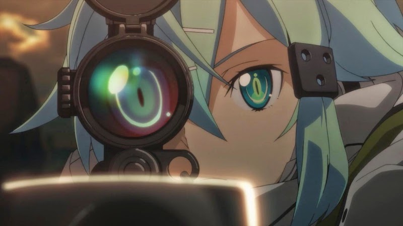 Sword Art Online II Sinon em Gun Gale Online