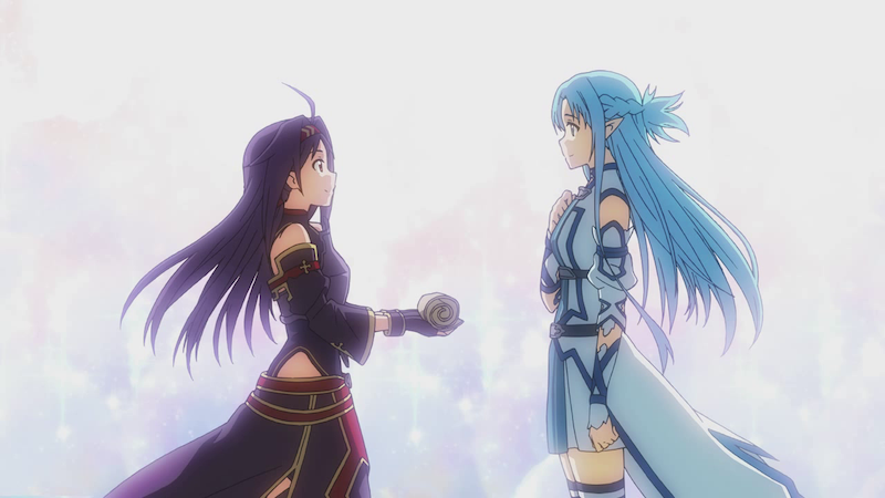 Sword Art Online II Alfheim Online Asuna e Yuuki