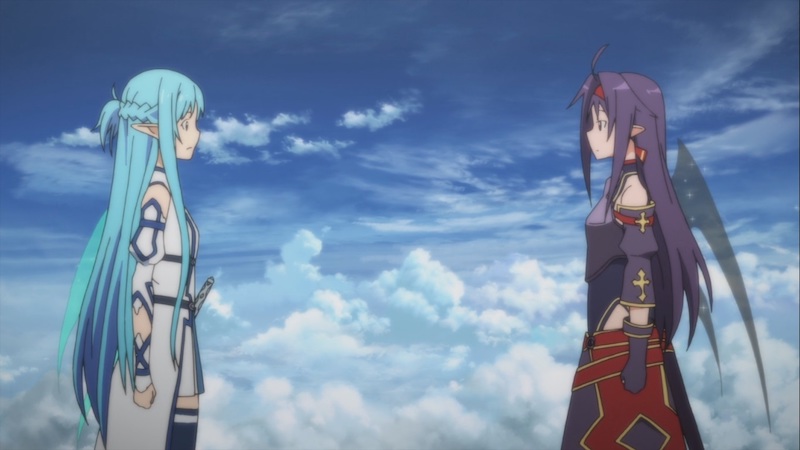 Sword Art Online II Alfheim Online Asuna e Yuuki