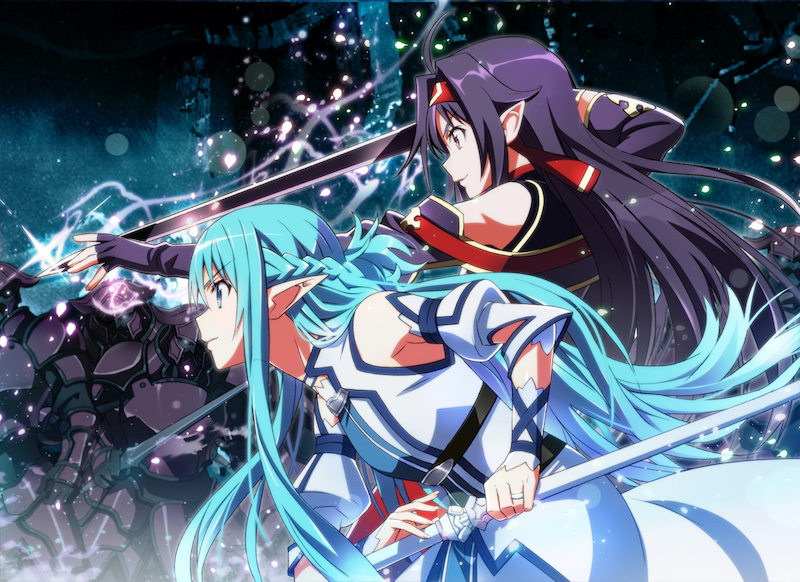 Sword Art Online II Alfheim Online Asuna e Yuuki