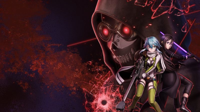 Sword Art Online II Gun Gale Online Kirito, Sinon e Death Gun