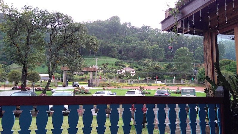 Vista verde em Venda Nova do Imigrante, nas montanhas capixabas