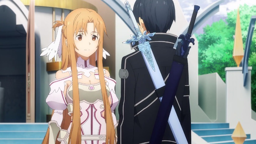 Sword Art Online Alicization Asuna e Kirito