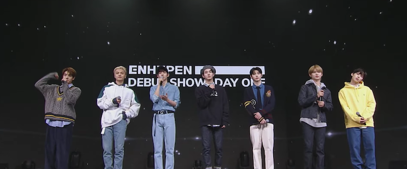 Debut ENHYPEN no K-Pop em showcase