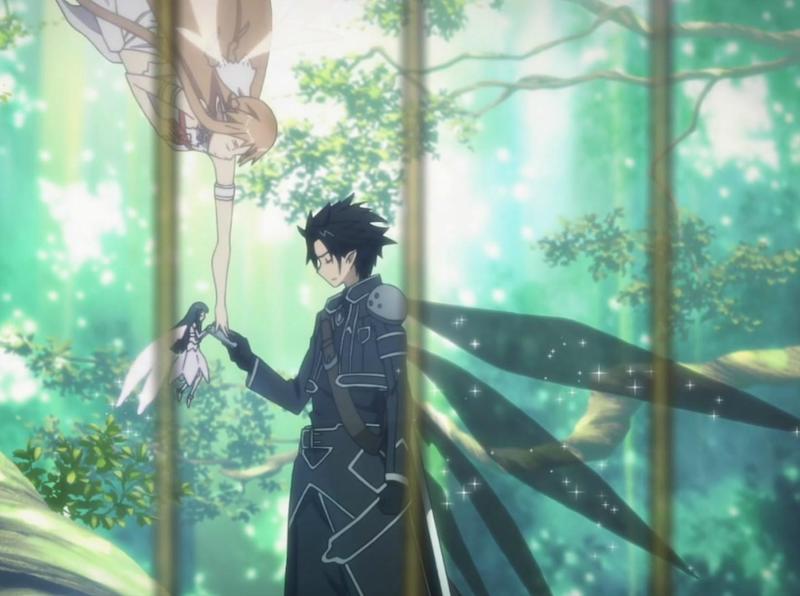 Sword Art Online ALO Kirito, Asuna e Yui