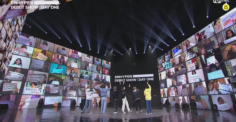 Debut ENHYPEN no K-Pop em showcase