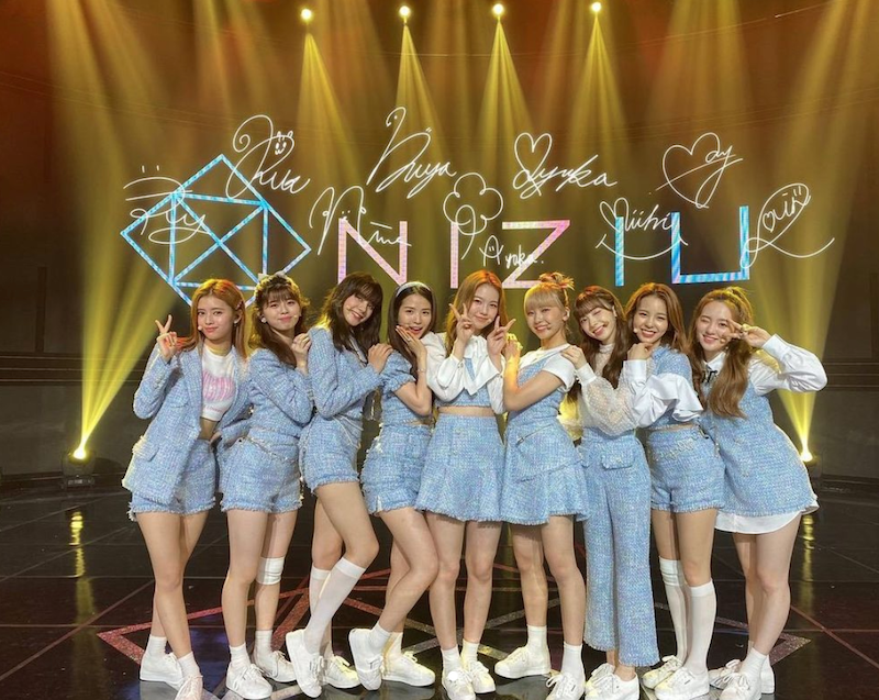 Primeira aparição na TV de NiziU