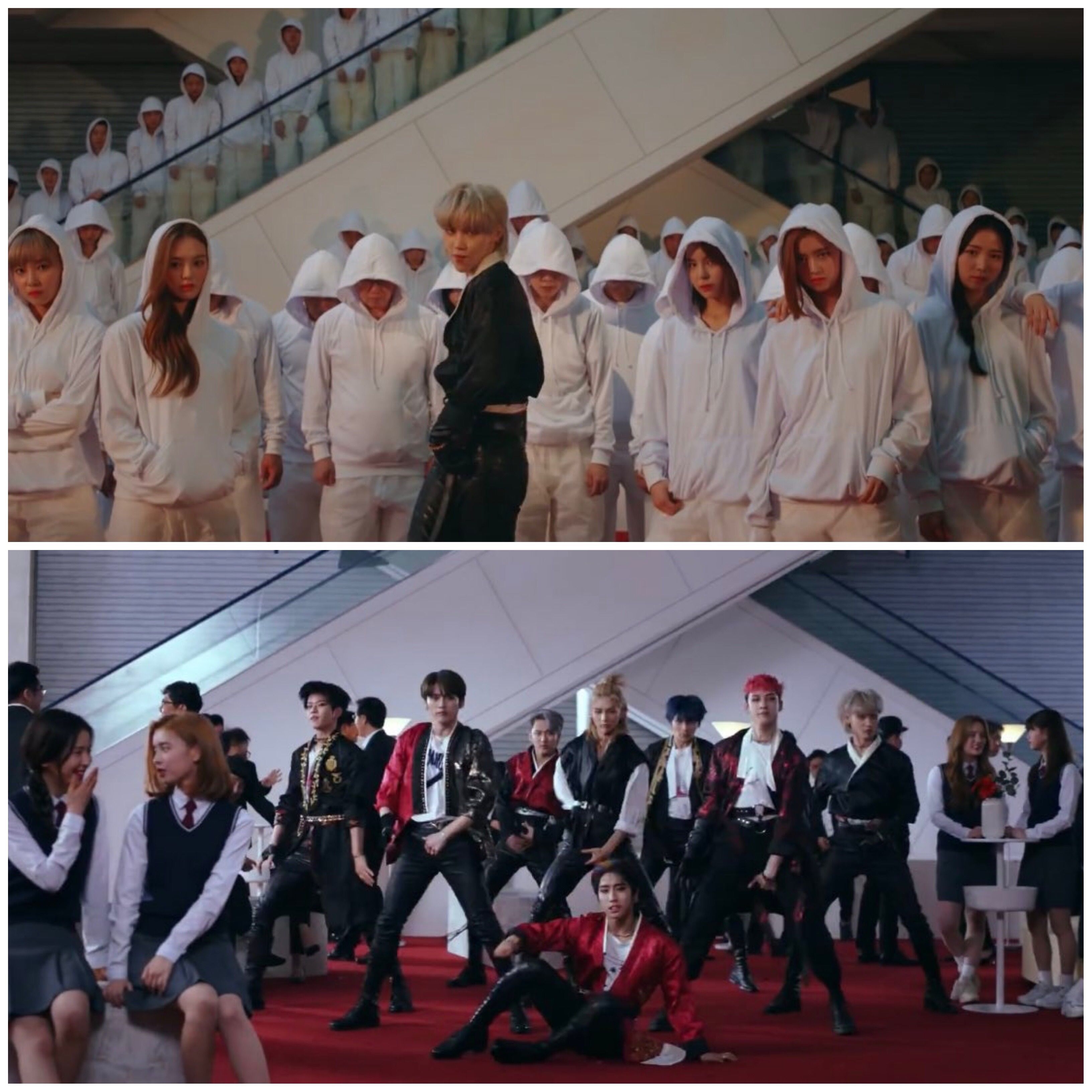 Participação especial de NiziU em MV de Stray Kids