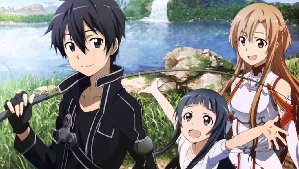 Sword Art Online Kirito, Asuna e Yui
