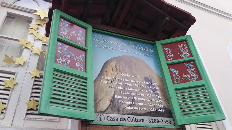 Casa de Cultura de Domingos Martins nas montanhas capixabas