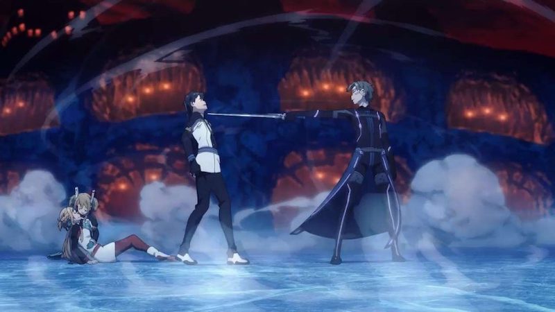 Sword Art Online Ordinal Scale Kirito e Eiji