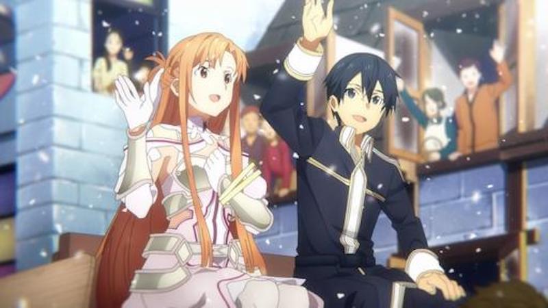 Sword Art Online Alicization Asuna e Kirito