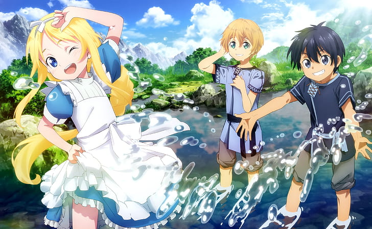 Sword Art Online Alicization Alice, Eugeo e Kirito
