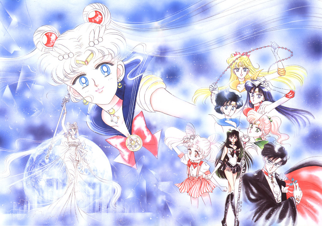 Ilustração do mangá Sailor Moon