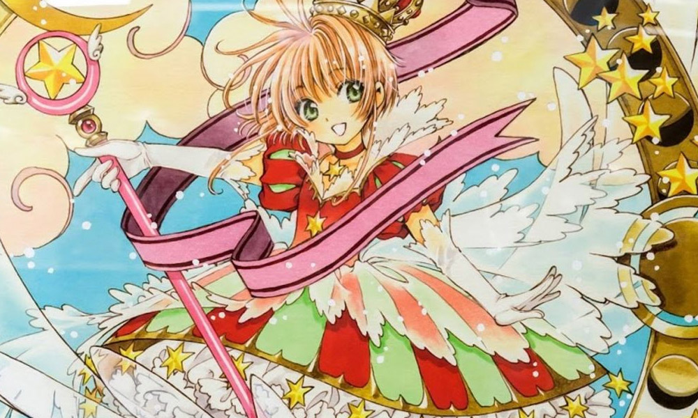 Sakura em ilustração do mangá Cardcaptor Sakura