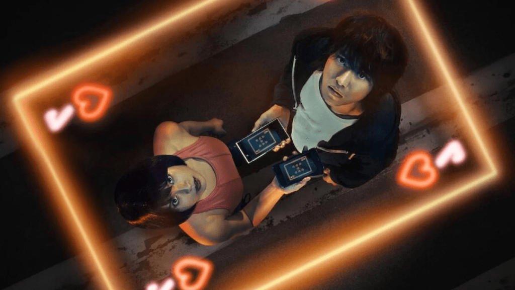 Pôster Alice in Borderland com Usagi e Arisu