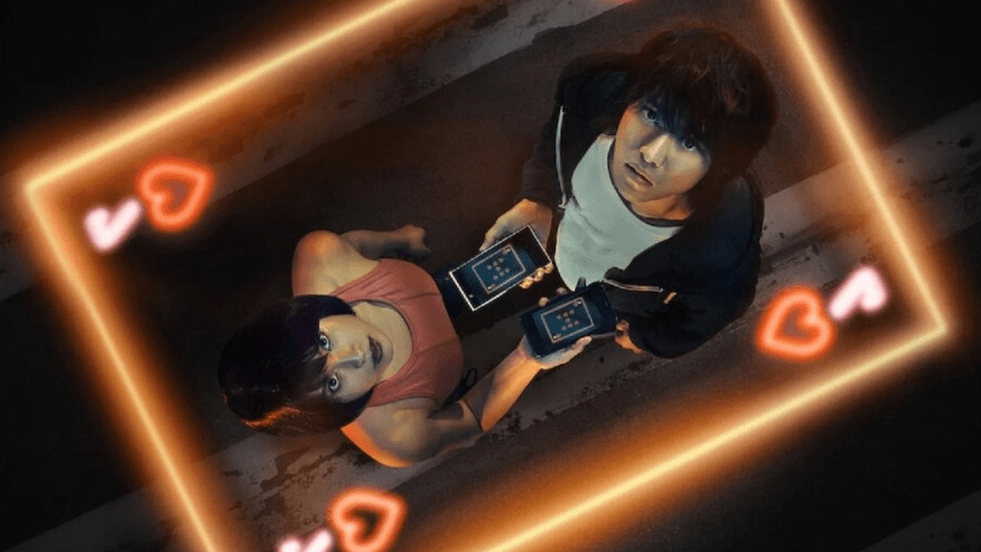 Pôster Alice in Borderland com Usagi e Arisu