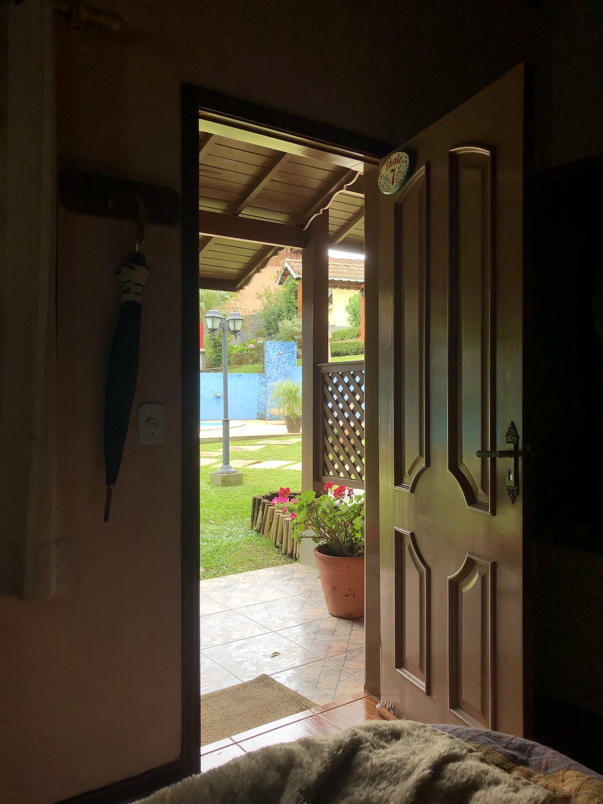 Quarto em pousada no centro de Monte Verde