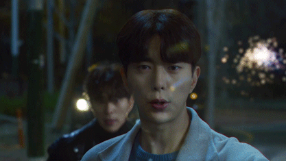 Gif de Holo e Nan-Do no K-drama My Holo Love