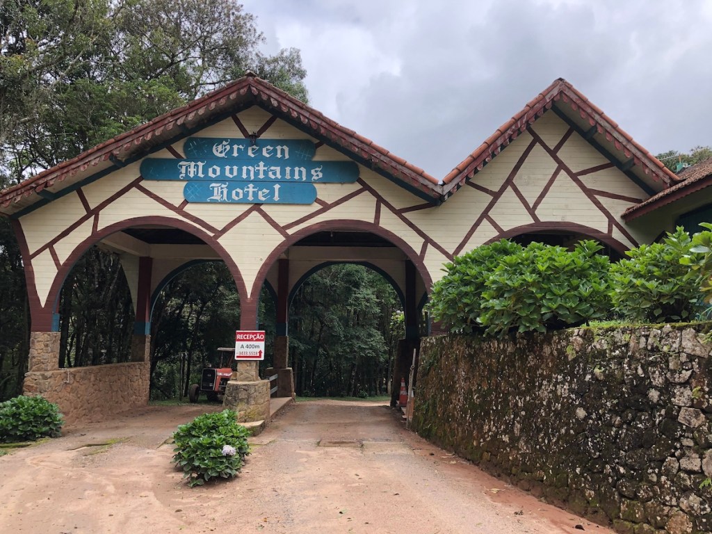 Mirante no Green Mountains Hotel é um dos mirantes do interior de Minas Gerais, a caminho de Monte Verde