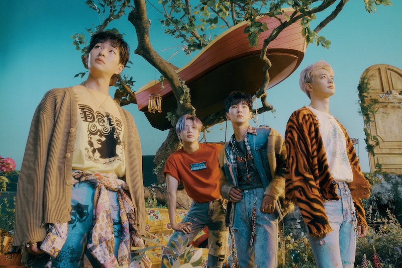 SHINee Onew, Taemin, Key e Minho em pôster promocional de "Atlantis"