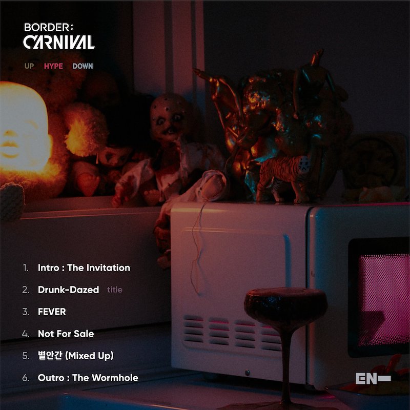 ENHYPEN faz comeback com álbum "Border: Carnival" Tracklist