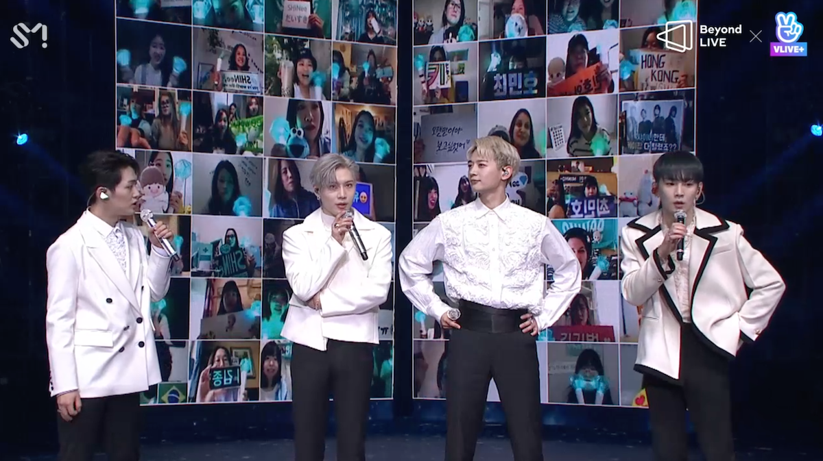 SHINee World: primeira live do grupo com Taemin, Key, Minho e Onew