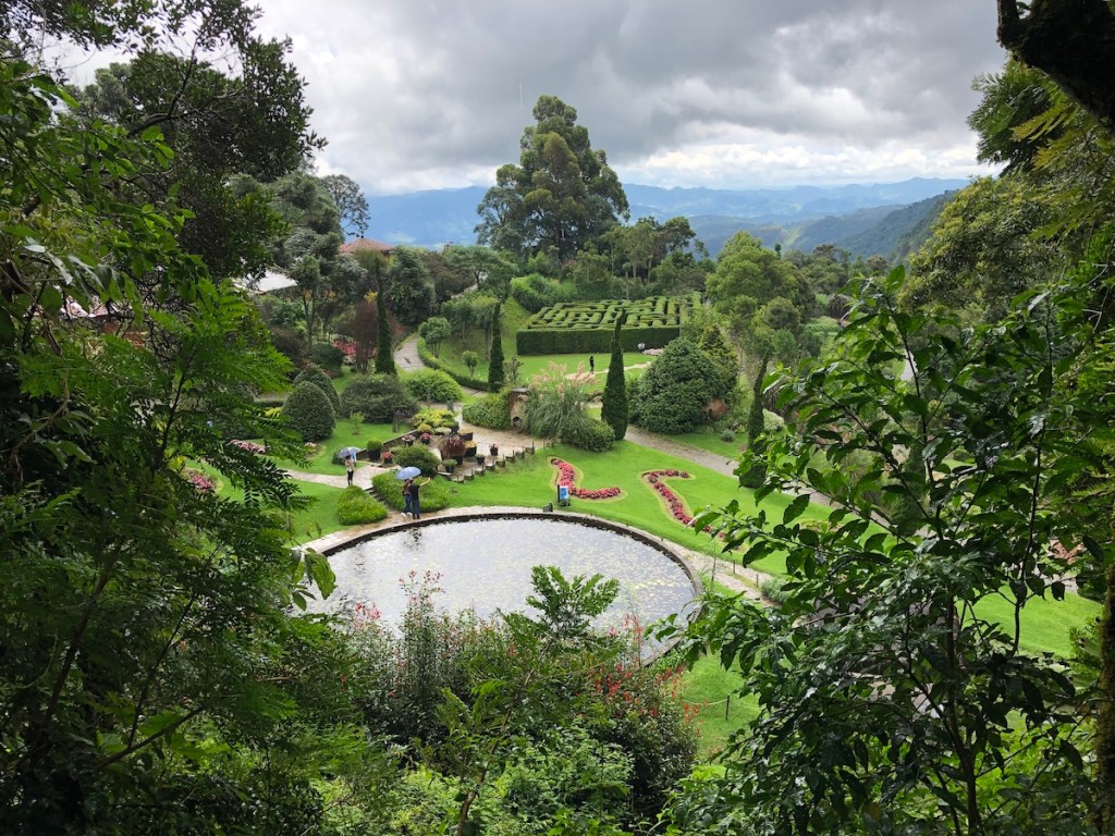 Visão geral do Parque Amantikir em Campos do Jordão