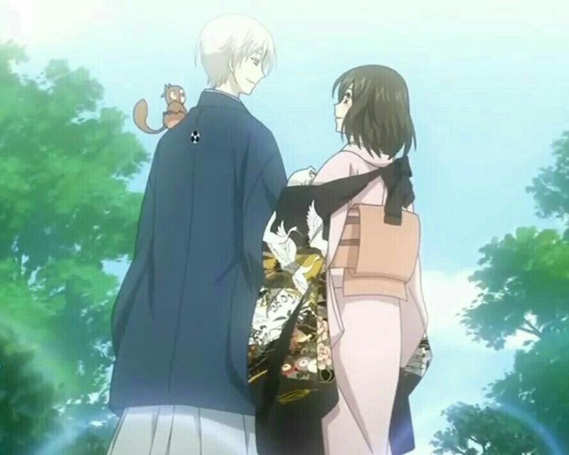 Mamoru, Tomoe e Nanami em Kamisama Hajimemashita