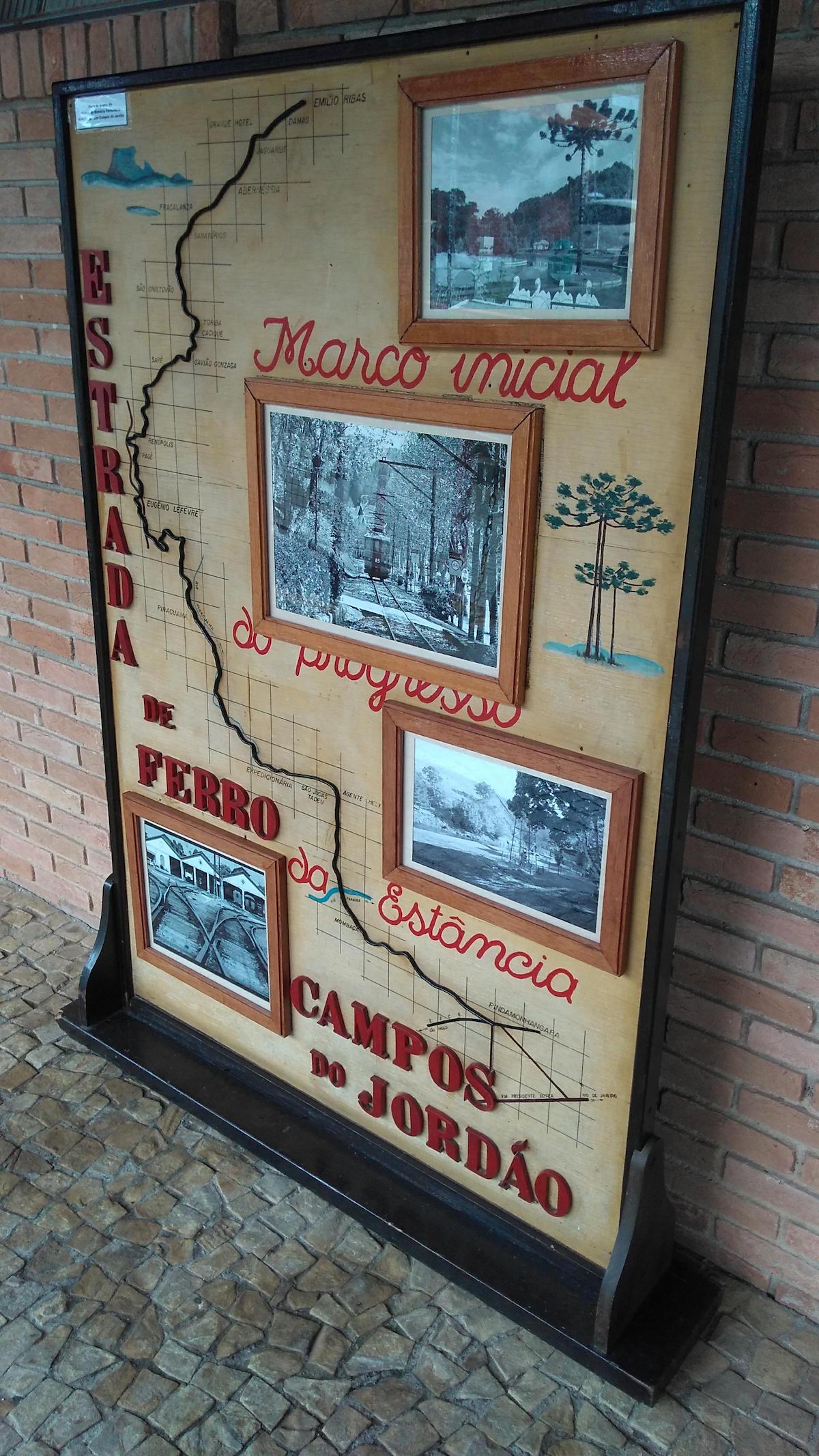 Estação do bondinho na Vila Capivari em Campos do Jordão