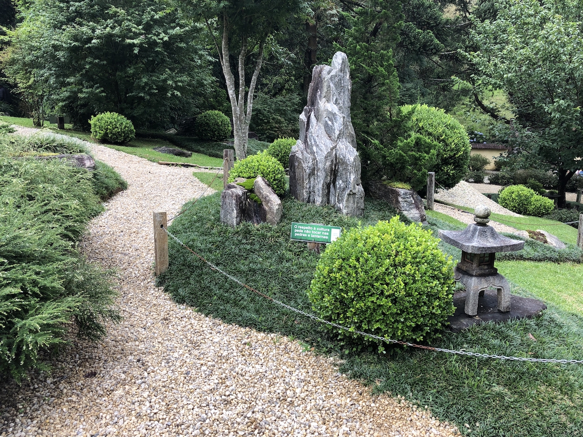 Jardim Japonês no Parque Amantikir em Campos do Jordão
