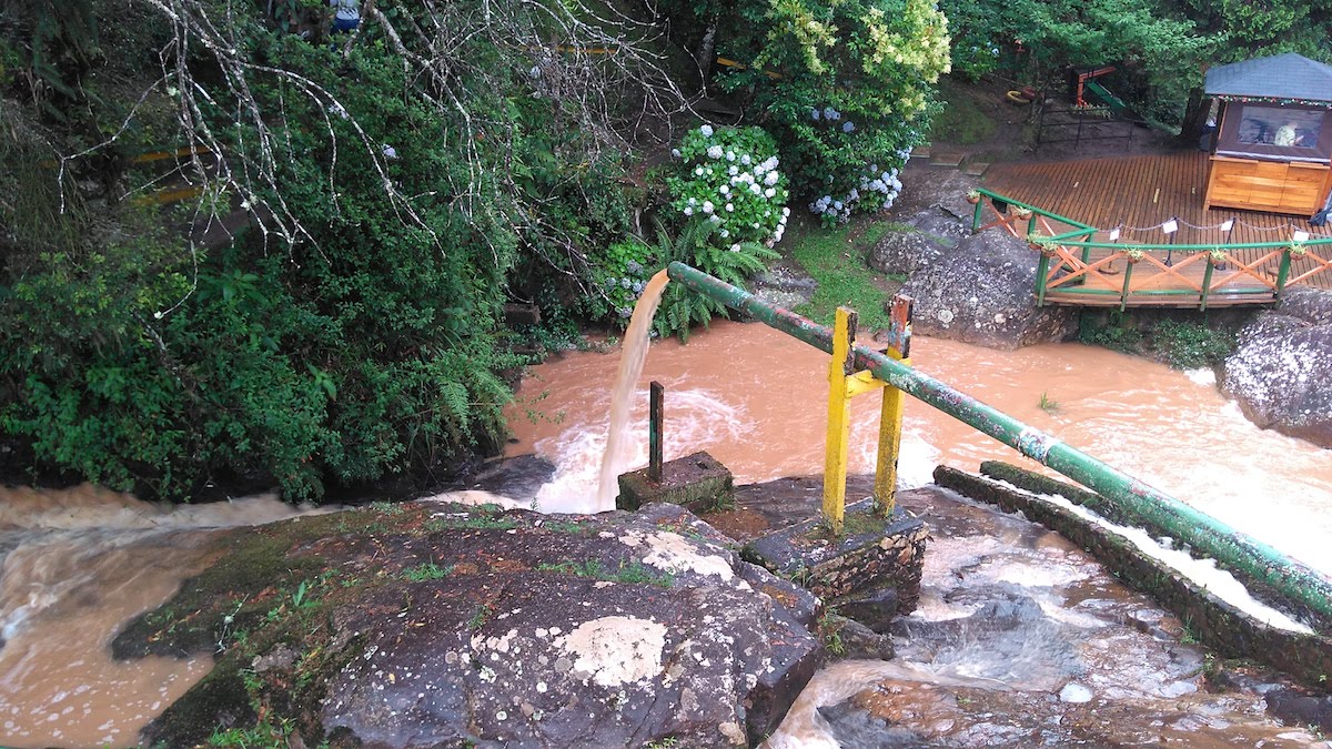 Ducha de Prata em Campos do Jordão