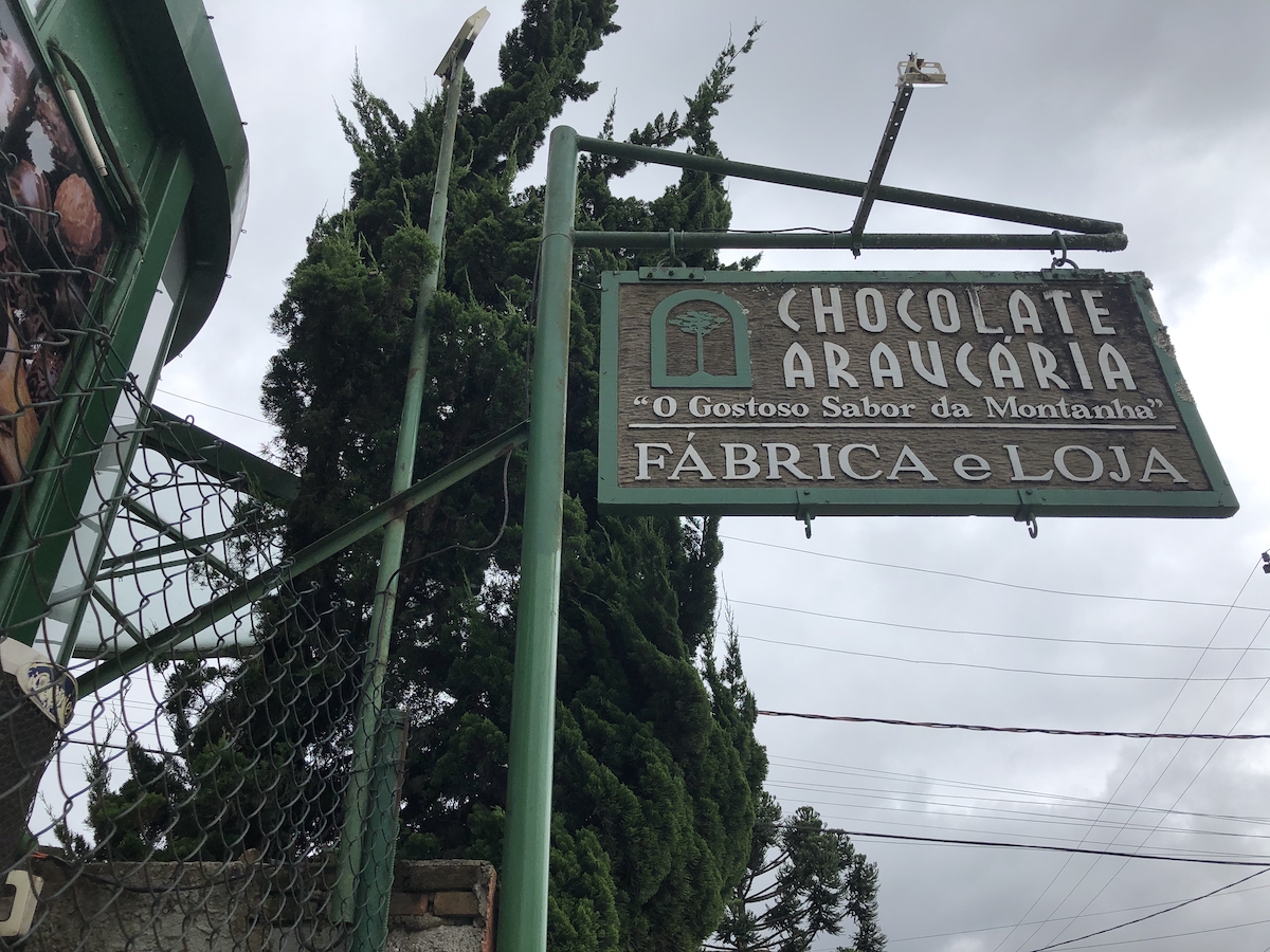 Fábrica de Chocolates Araucária em Campos do Jordão
