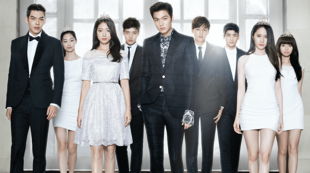 Imagem com elenco do K-drama Heirs (Divulgação)